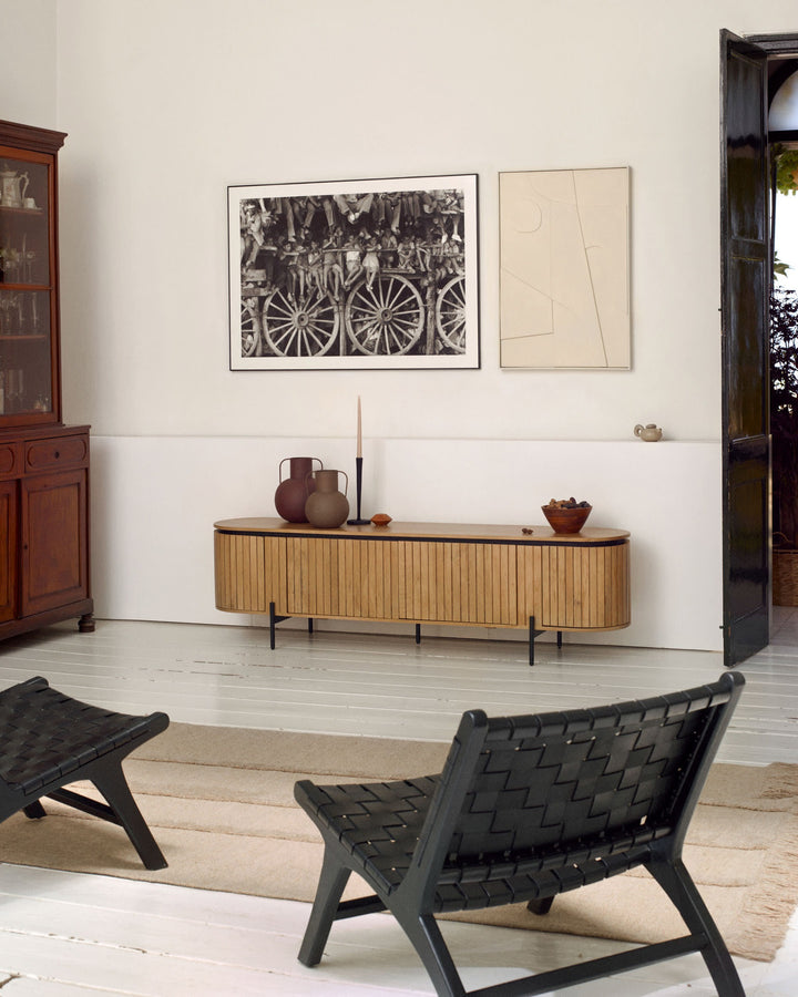 Badami TV Unit - 4 Door Design