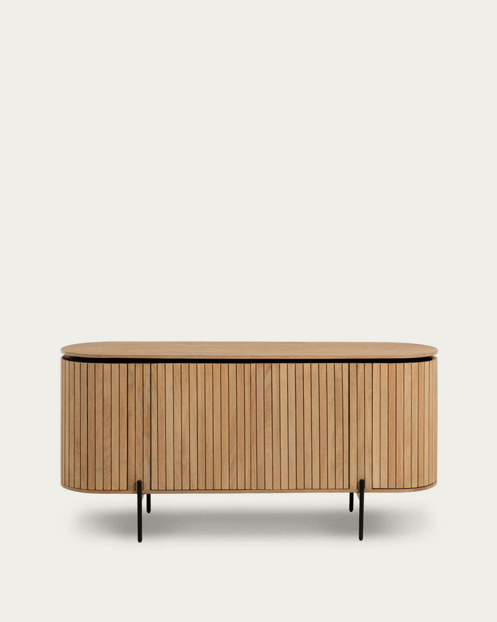 Badami Mango Wood 4-Door Sideboard