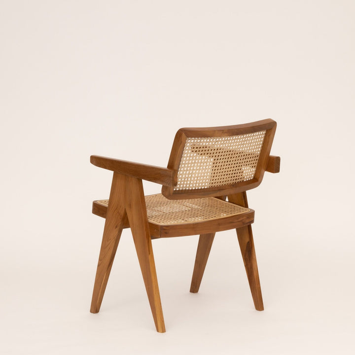 Arya Cane Dining Chair with Arms