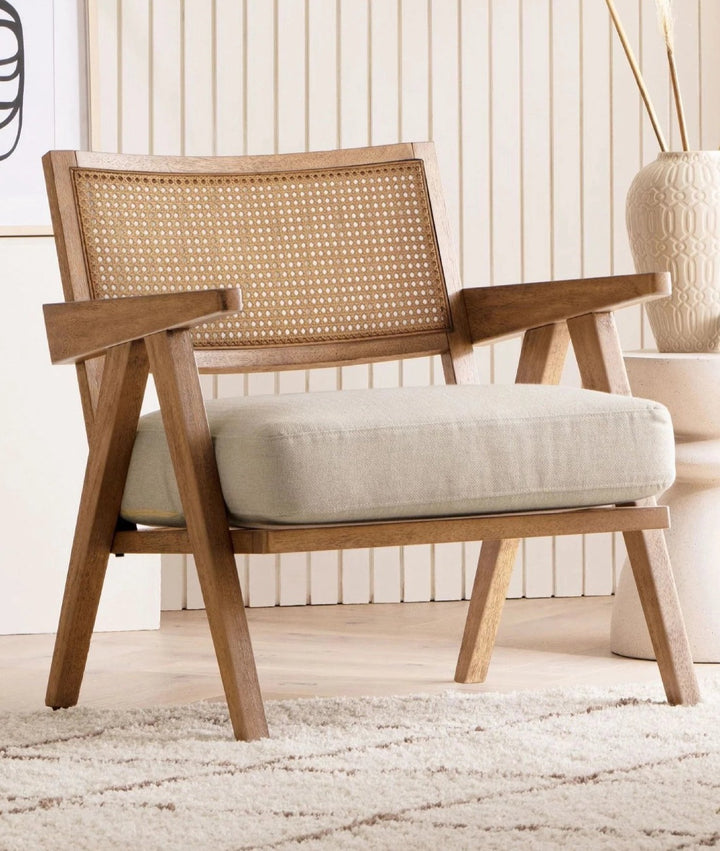 Premium Cane Lounge Arm-Chair