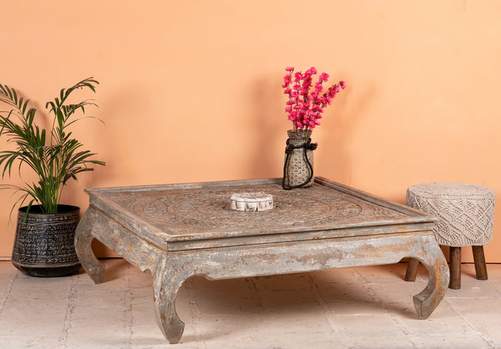 Florenta Wooden Hand Carved coffee table