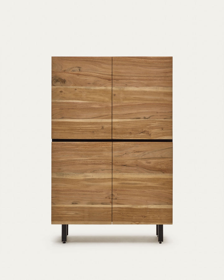 Kusum Wooden 4-Door Small Almirah