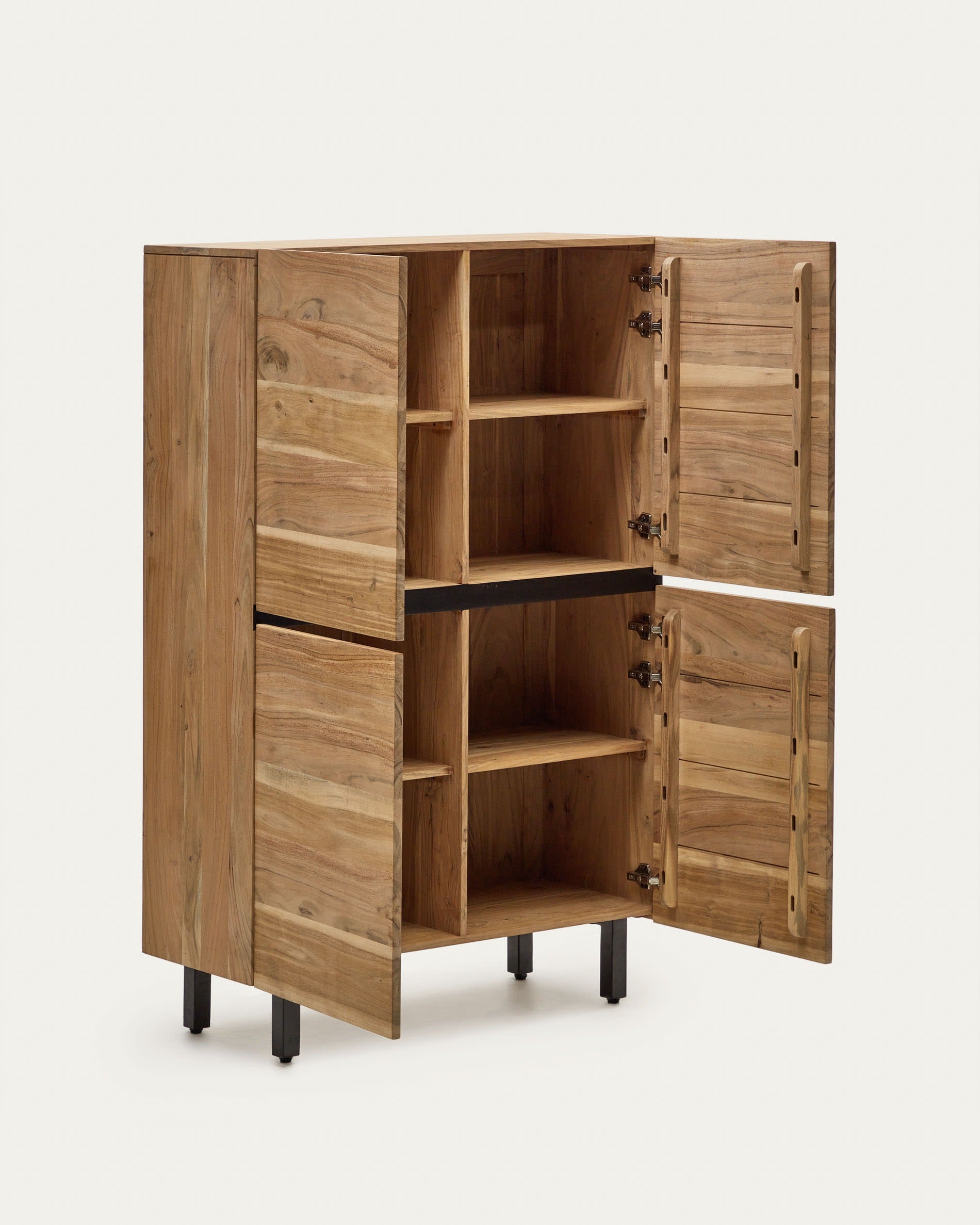 Kusum Wooden 4-Door Small Almirah – CraftCurve