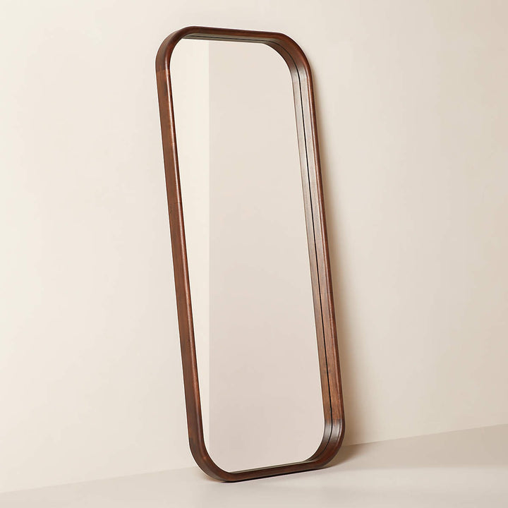 Eshan Acacia Wood Full-Length Floor Mirror