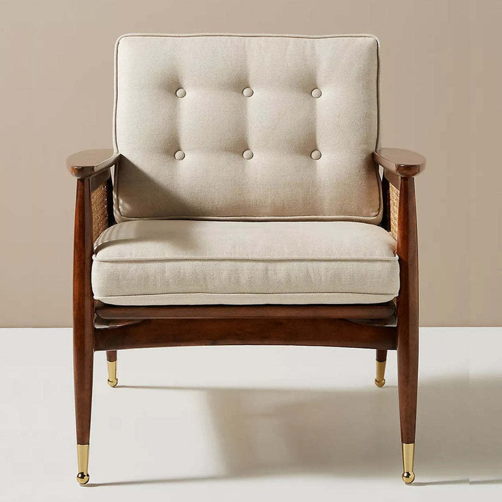 Elon Premium Jodhpuri Designed Cane Armchair