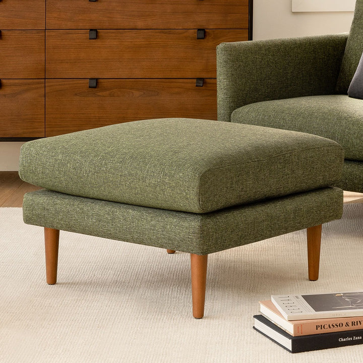 The Leora Prestige Ottoman – Mid-Century Accent
