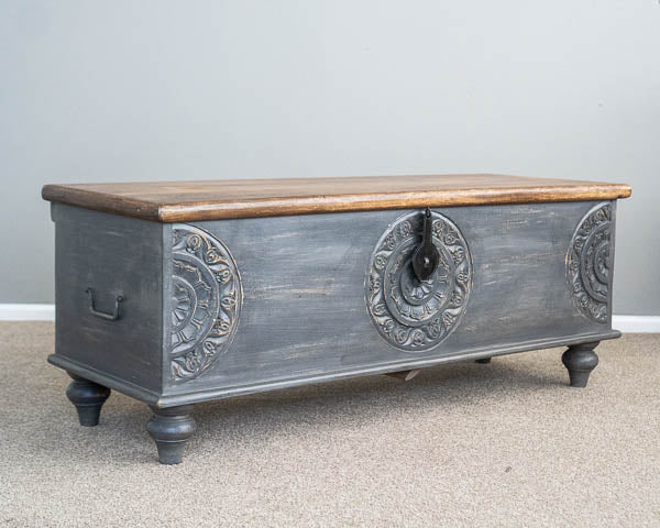 Classics Hand Carved Storage Trunk