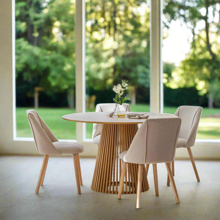 Aira Mango Wood 4-Seater Dining